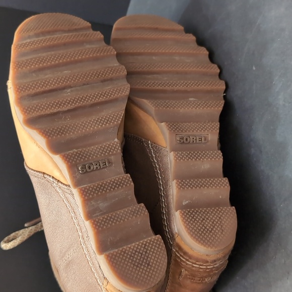 Sorel PDX, Women's Wedge Boots Leather/Canvas ,Size 8.5. - Picture 12 of 13